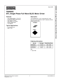 Datasheet FAN8463MTCX manufacturer Fairchild