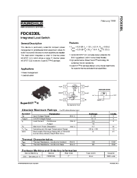 Datasheet FDC6330 manufacturer Fairchild