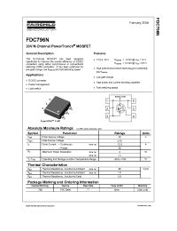 Datasheet FDC796N manufacturer Fairchild