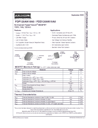 Datasheet FDD120AN15A manufacturer Fairchild