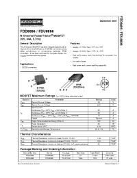 Datasheet FDD8896 manufacturer Fairchild