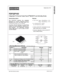 Datasheet FDFS2P103 manufacturer Fairchild