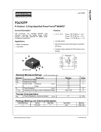 Datasheet FDJ127P manufacturer Fairchild