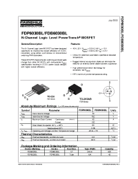 Datasheet FDP6030BL manufacturer Fairchild