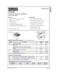 Datasheet FDS3992 manufacturer Fairchild