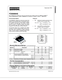 Datasheet FDS6984SQ1 manufacturer Fairchild