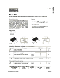 Datasheet FDT439N manufacturer Fairchild