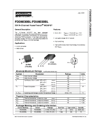 Datasheet FDU6030BL manufacturer Fairchild