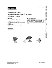 Datasheet FDU8882_NL manufacturer Fairchild