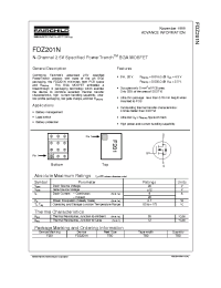 Datasheet FDZ201N manufacturer Fairchild