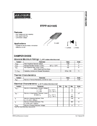 Datasheet FFPF10U50S manufacturer Fairchild