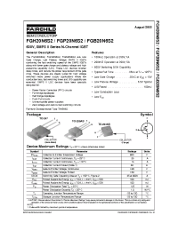 Datasheet FGP20N6S2 manufacturer Fairchild