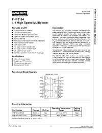 Datasheet FHP3194 manufacturer Fairchild