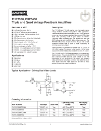 Datasheet FHP3350 manufacturer Fairchild