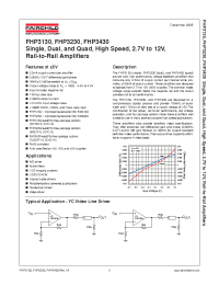Datasheet FHP3430IMTC14X manufacturer Fairchild