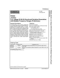 Datasheet FIN24A manufacturer Fairchild