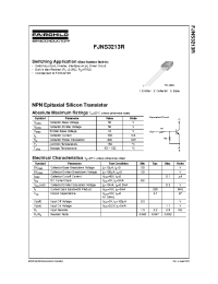 Datasheet FJNS3213R manufacturer Fairchild