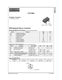 Datasheet FJV1845 manufacturer Fairchild