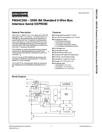 Datasheet FM24C256L manufacturer Fairchild