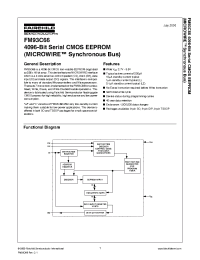 Datasheet FM93C66V производства Fairchild