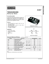 Datasheet FMG2G200US60 производства Fairchild