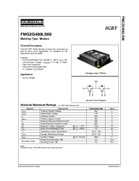Datasheet FMG2G400LS60 manufacturer Fairchild