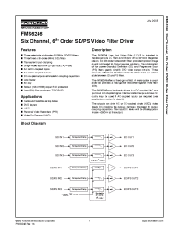 Datasheet FMS6246MTC209 manufacturer Fairchild