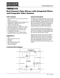 Datasheet FMS6410CS manufacturer Fairchild