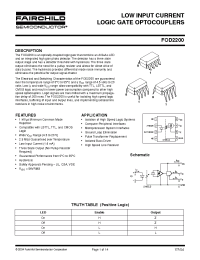 Datasheet FOD2200TV производства Fairchild