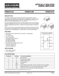 Datasheet FOD2741B manufacturer Fairchild