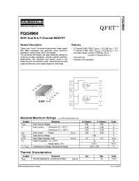 Datasheet FQG4904 manufacturer Fairchild