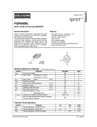 Datasheet FQP5N20L manufacturer Fairchild