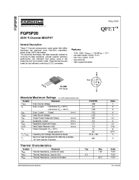 Datasheet FQP5P20 manufacturer Fairchild