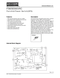 Datasheet FS6S0965RC manufacturer Fairchild