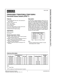 Datasheet FS6X0420RJ manufacturer Fairchild