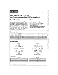 Datasheet FSA1256 manufacturer Fairchild