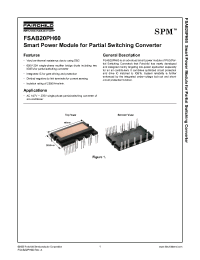 Datasheet FSAB20PH60 manufacturer Fairchild