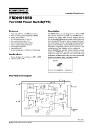 Datasheet FSDH0165D manufacturer Fairchild