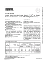 Datasheet FSQ321 manufacturer Fairchild