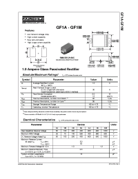 Datasheet GBU1A manufacturer Fairchild