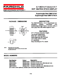 Datasheet GMA7275CA производства Fairchild