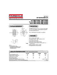 Datasheet GMA7975CA manufacturer Fairchild