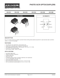 Datasheet H11C2 manufacturer Fairchild