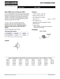 Datasheet HGT1S20N60A4S9A manufacturer Fairchild