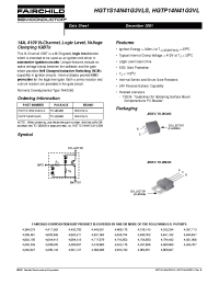 Datasheet HGTP14N41G3VLS производства Fairchild
