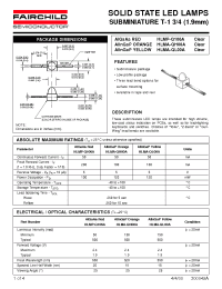 Datasheet HLMA-QH00A manufacturer Fairchild