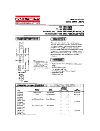 Datasheet HLMP-1300 manufacturer Fairchild