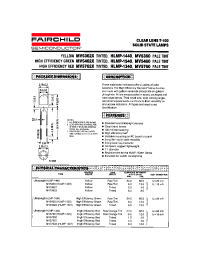 Datasheet HLMP-1340 manufacturer Fairchild