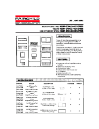 Datasheet HLMP-2800 manufacturer Fairchild