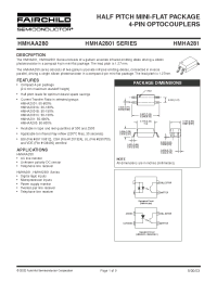 Datasheet HMHA2801AR4 manufacturer Fairchild